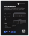 Carbon Systems PC - 3 yr Warranty - Intel Core (3, 5, 7) Processor - (16, 32, 64, 96) GB Ram - (0.5, 1, 2, 4) TB SSD - Your choice of OS 